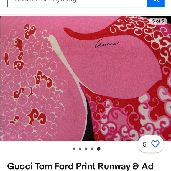 RARE Vintage Tom Ford x Gucci 1999 Acid Flower dress - Picture 5 of 7